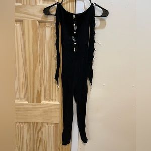 Black mesh bodysuit